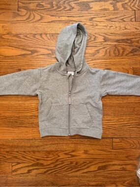 Hanna Andersson Gray Zip Hoodie Sweatshirt NWOT